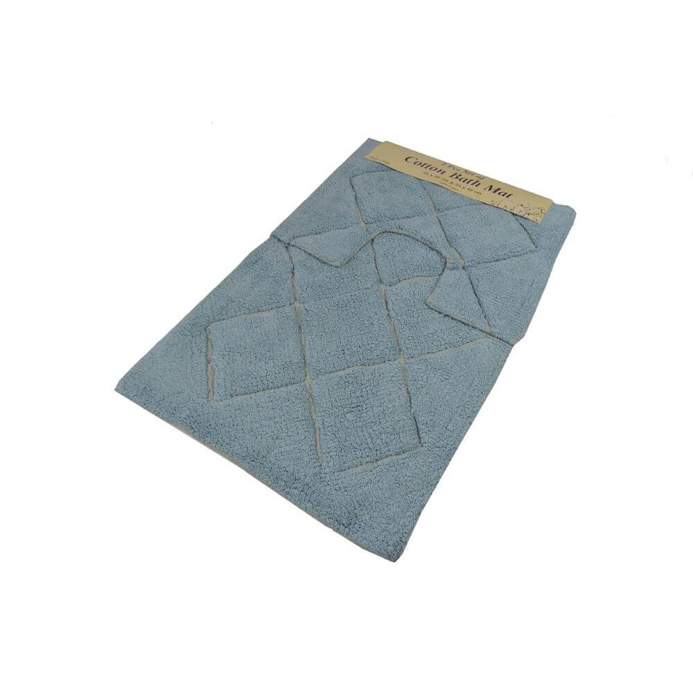 ΧΑΛΑΚΙΑ ΜΠΑΝΙΟΥ ΑΠΟΡΡΟΦΗΤΙΚΟ COTTON ΣΕΤ 2τμχ (50Χ80cm-50Χ40cm)