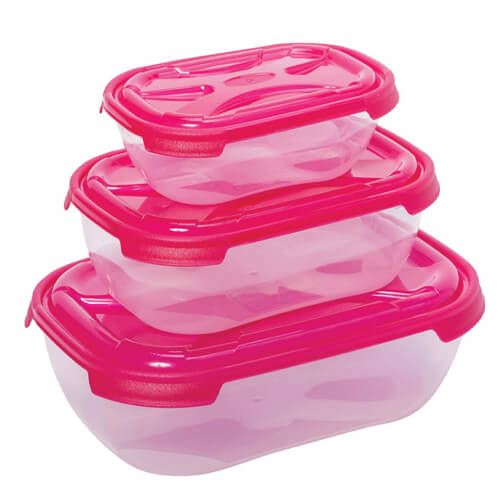 ΚΥΚΛΩΨ ΦΑΓΗΤΟΔΟΧΕΙΟ FRESCO ΟΡΘΟΓΩΝΙΟ ΣΕΤ 3τμχ