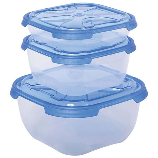 ΚΥΚΛΩΨ ΦΑΓΗΤΟΔΟΧΕΙΟ FRESCO ΤΕΤΡΑΓΩΝΟ ΣΕΤ 3τμχ