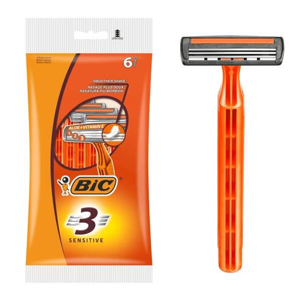 BIC ΞΥΡΑΦΑΚΙΑ TRILAMA SENSITIVE 6τμχ.