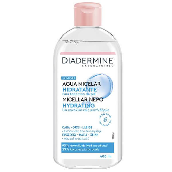 DIADERMINE MICELLAR ΝΕΡΟ ΚΑΘΑΡΙΣΜΟΥ 400ml – ALL SKIN TYPES