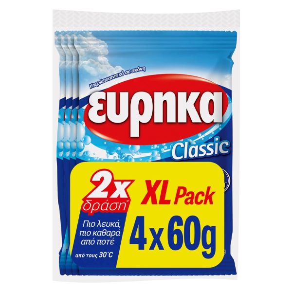 ΕΥΡΗΚΑ ΛΕΥΚΑΝΤΙΚΟ 4x60gr. CLASSIC