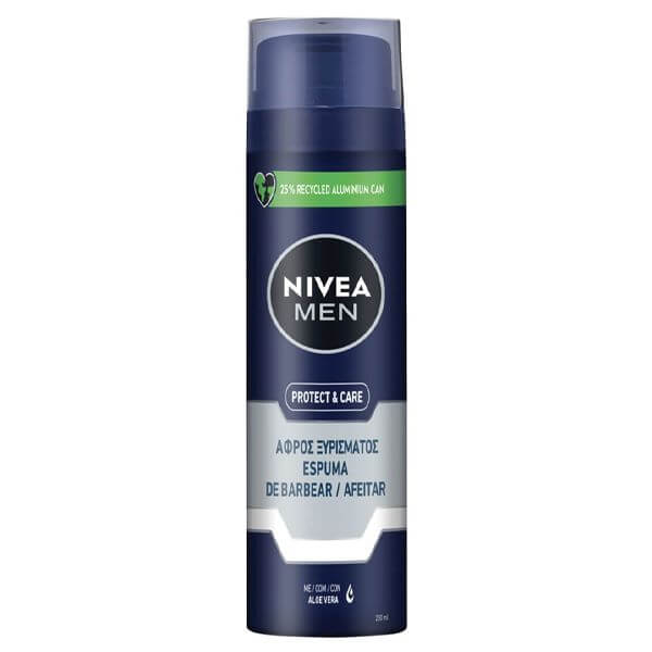 NIVEA ΑΦΡΟΣ ΞΥΡΙΣΜΑΤΟΣ PROTECT & CARE 200ml