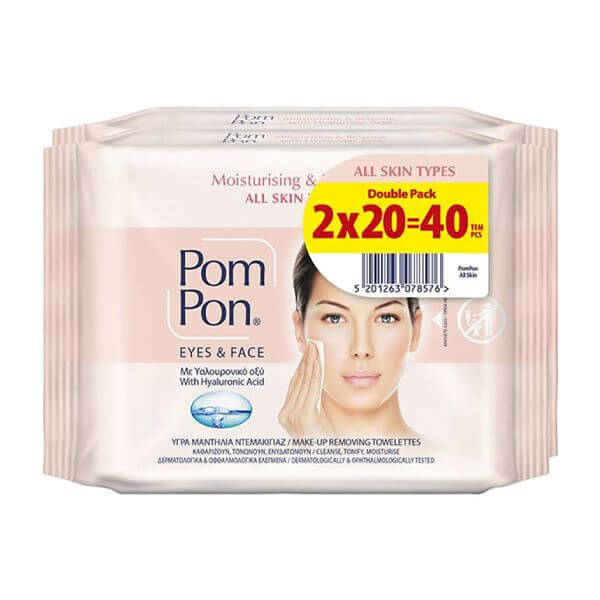 POM PON EYES & FACE ΜΑΝΤΗΛΑΚΙΑ 40τμχ – ALL SKIN TYPES
