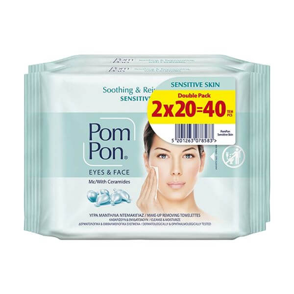 POM PON EYES & FACE ΜΑΝΤΗΛΑΚΙΑ 40τμχ – SENSITIVE SKIN