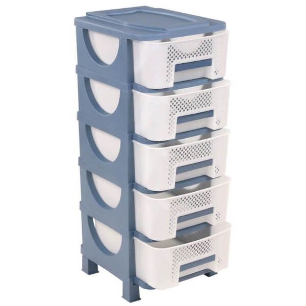 ΣΥΡΤΑΡΙΕΡΑ ΔΙΑΤΡΗΤΗ HOMEPLAST OYMA 5θεσ. 42x38x95cm