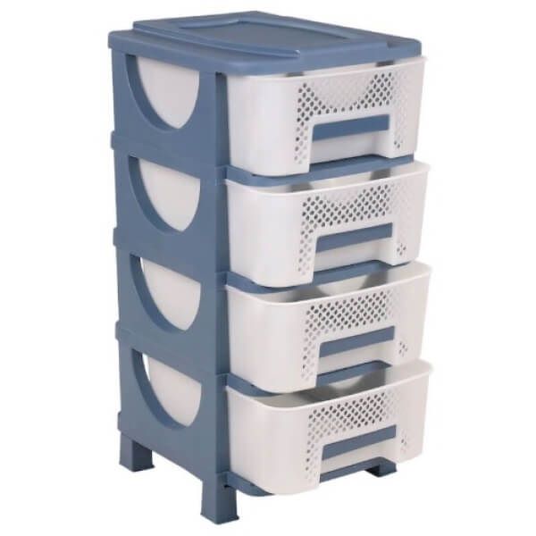 ΣΥΡΤΑΡΙΕΡΑ ΔΙΑΤΡΗΤΗ HOMEPLAST ΒΕΝΟΥΣ 4θεσ. 42x38x77cm