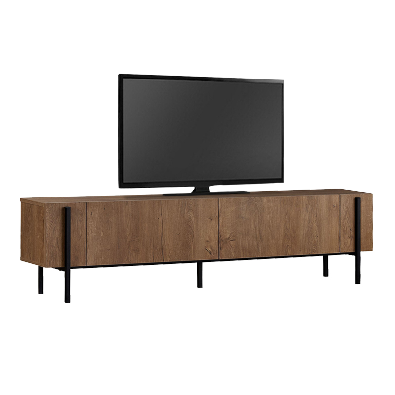 Έπιπλο τηλεόρασης Nexus Megapap χρώμα καρυδί 180x30x45,5εκ. - Image 6