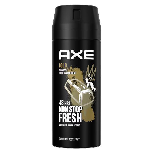 AXE BODY SPRAY 150ml GOLD ALL DAY FRESH