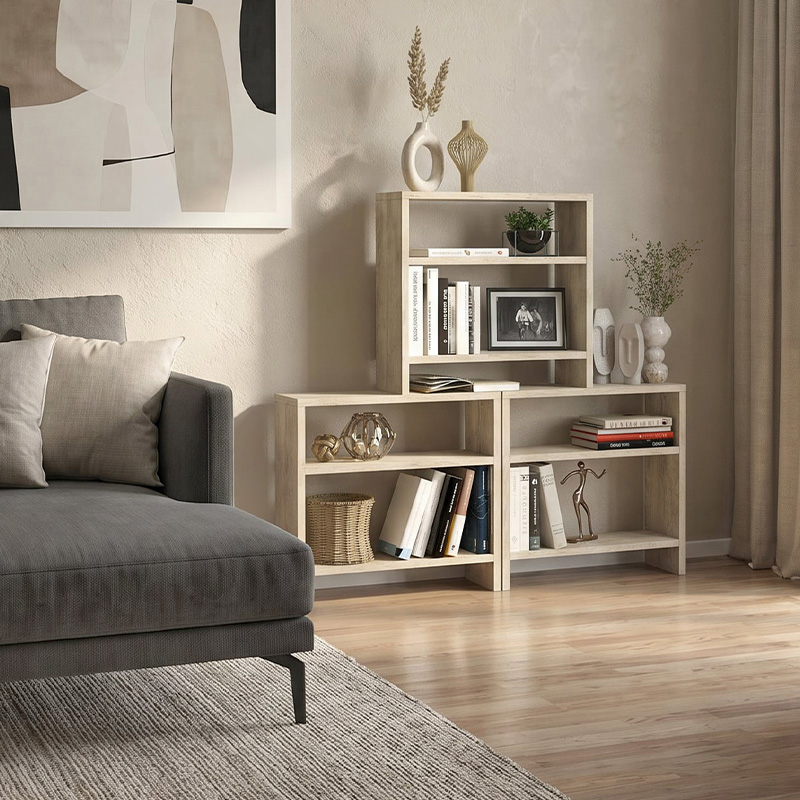 Τραπεζάκι βοηθητικό Silvanus Megapap χρώμα travertine 51x17,5x49εκ. - Image 5