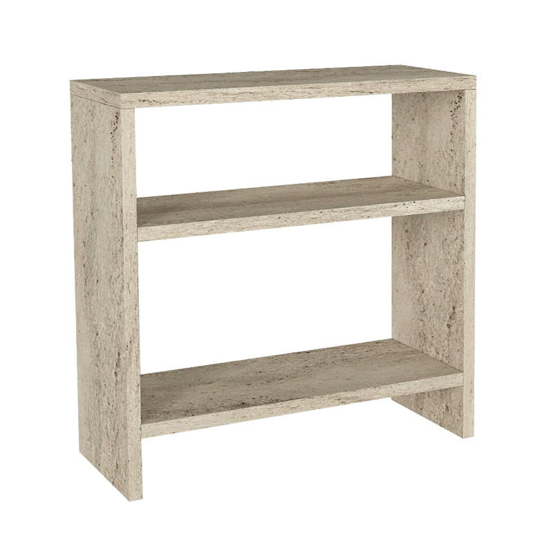 Τραπεζάκι βοηθητικό Silvanus Megapap χρώμα travertine 51x17,5x49εκ. - Image 6