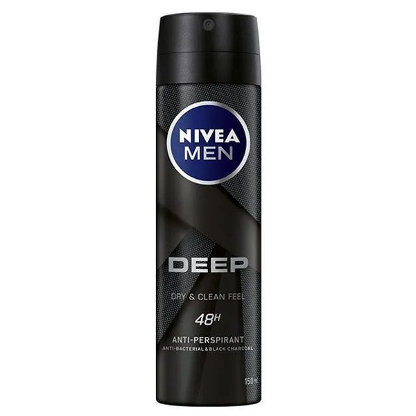 NIVEA MEN SPRAY 150ml BLACK CARBON DRY & CLEAN
