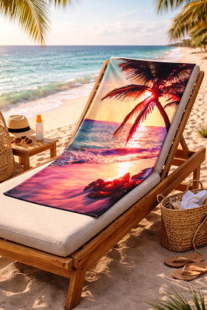 ΠΕΤΣΕΤΑ ΘΑΛΑΣΣΗΣ MICROFIBER 70x150cm SUNSET